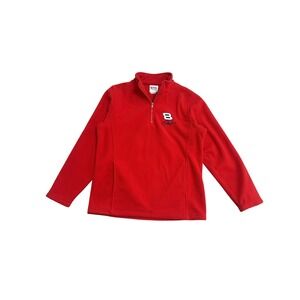 Dale Earnhardt Jr Sweatshirt Womens Medium Red NASCAR Racing Fleece Chase
